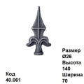 Пика кованая
