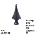 Пика литая из металла