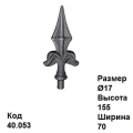 Пика литая из металла