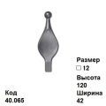 Пика литая из металла