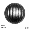 шар металлический кованый 43.240